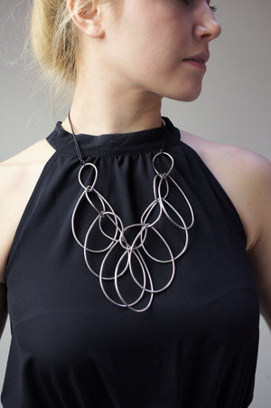 Melissa necklace in silver - sample sale