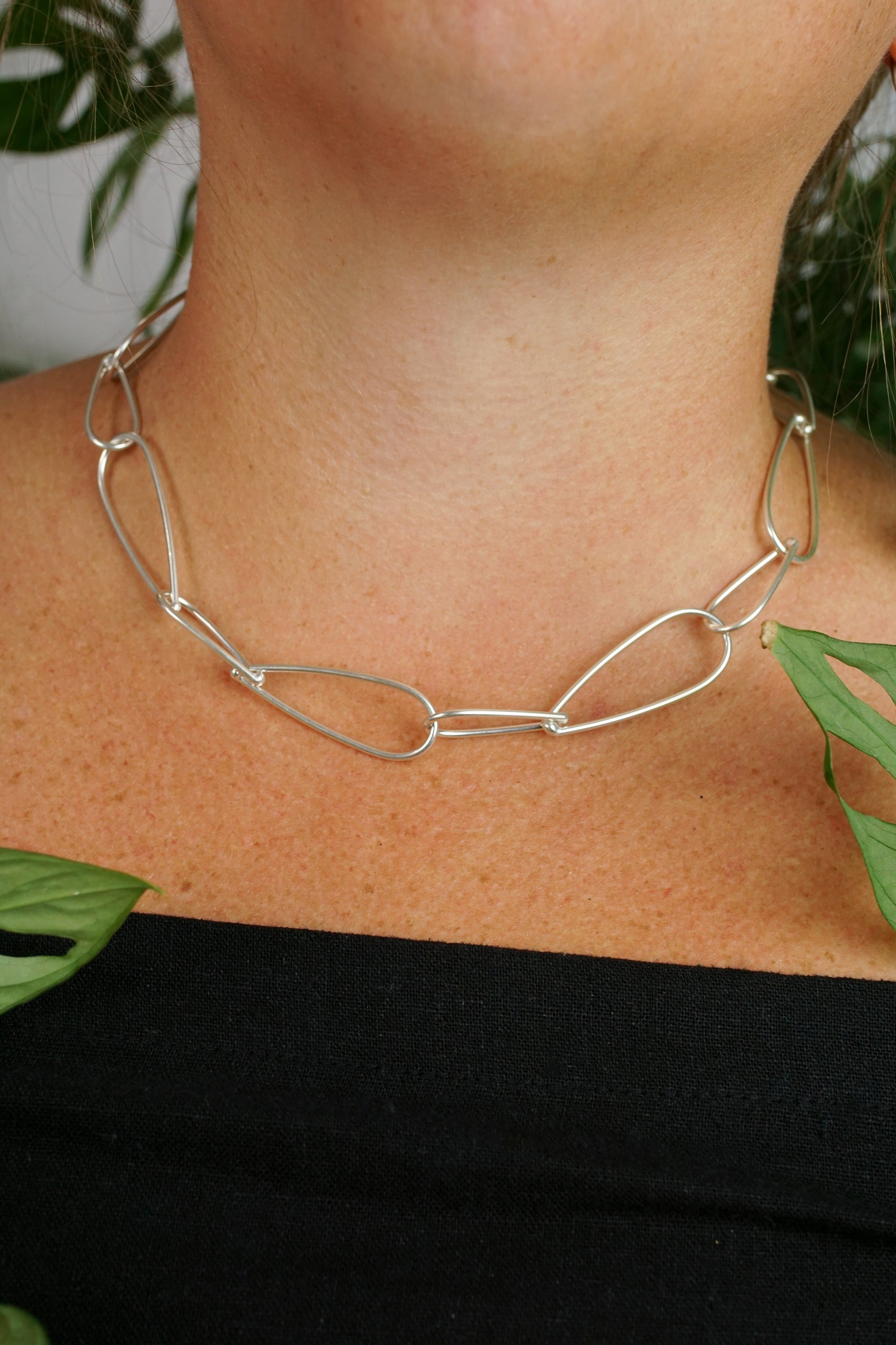 Midi Modular Necklace No. 1 in silver