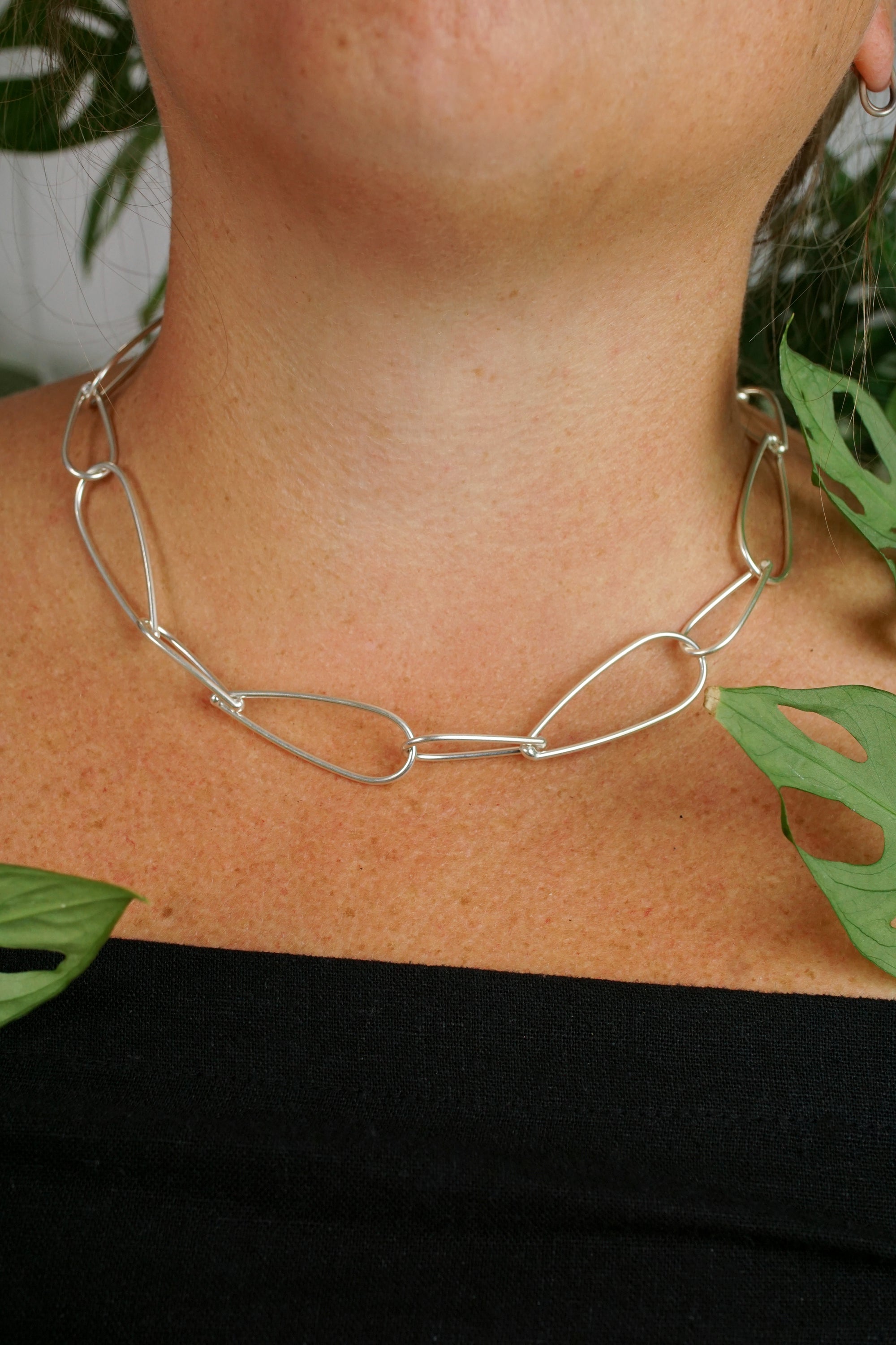 Midi Modular Necklace No. 1 in silver