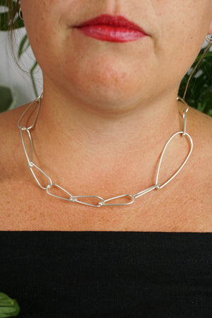 Midi Modular Necklace No. 2 in silver