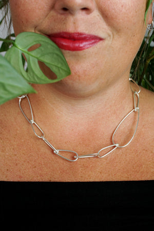 Midi Modular Necklace No. 2 in silver