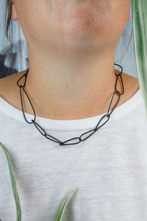 Midi Modular Necklace No. 2 in steel