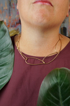 Midi Modular Necklace No. 3 in bronze