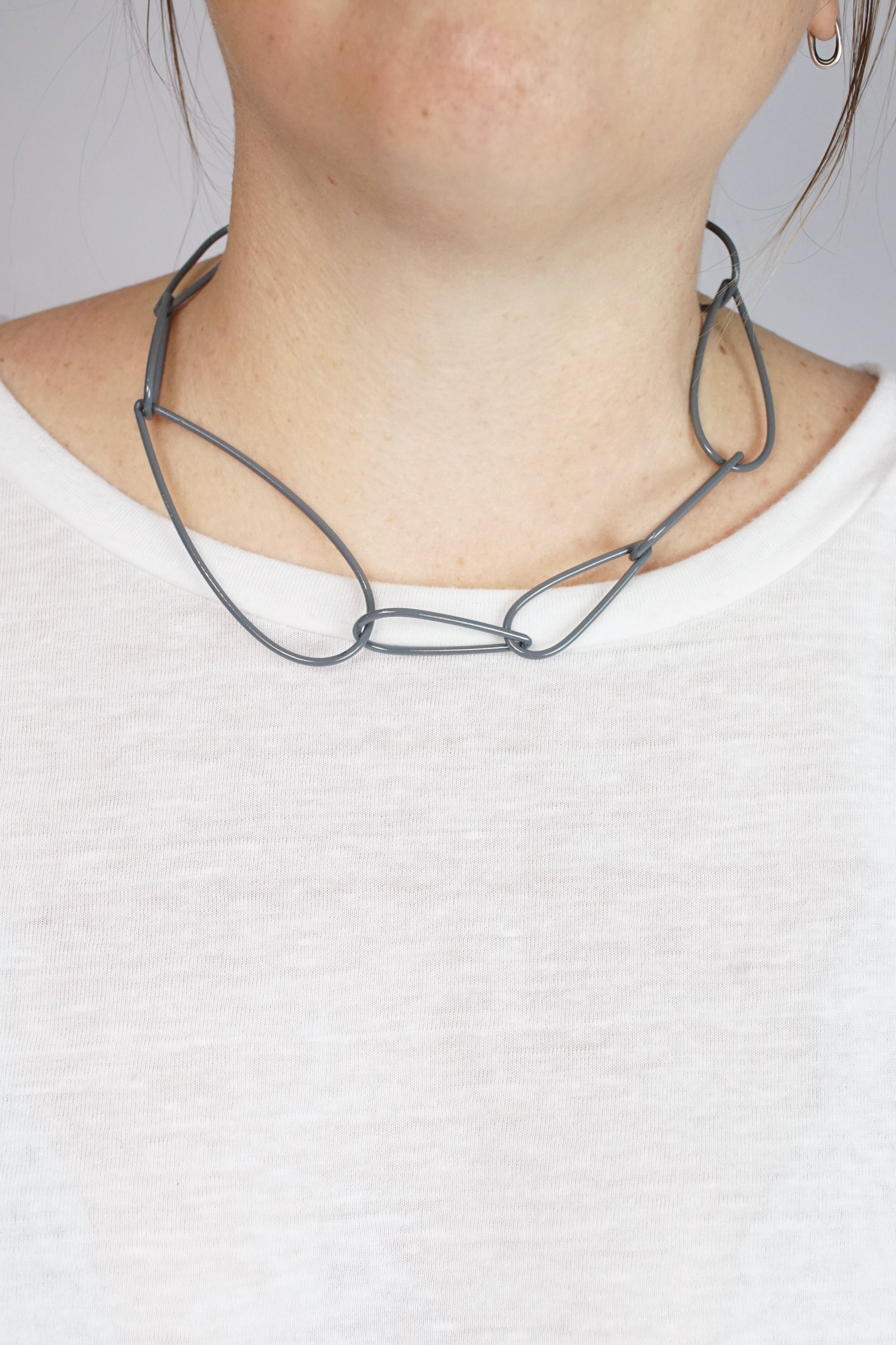 Modular Necklace No. 2 in Storm Grey