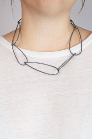 Modular Necklace No. 6 in Storm Grey