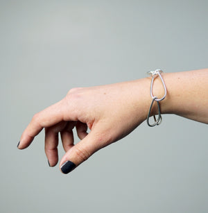 Modular bracelet in silver - sample sale