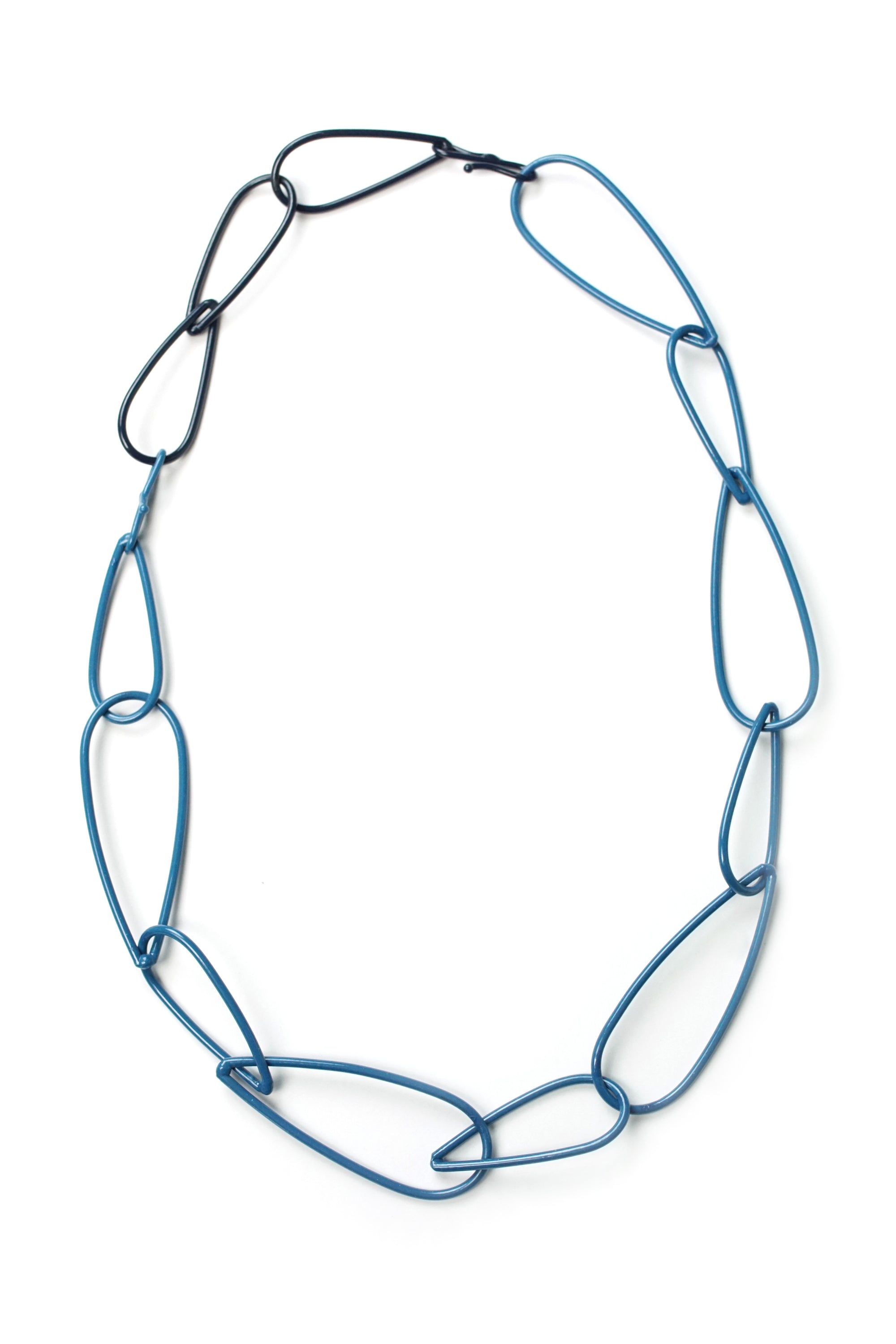 Modular Necklace in Azure Blue and Dark Navy