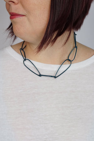 Modular Necklace No. 1 in Deep Ocean