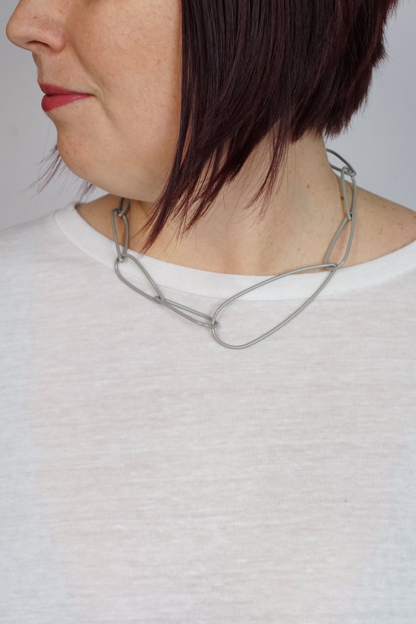 Modular Necklace No. 2 in Stone Grey
