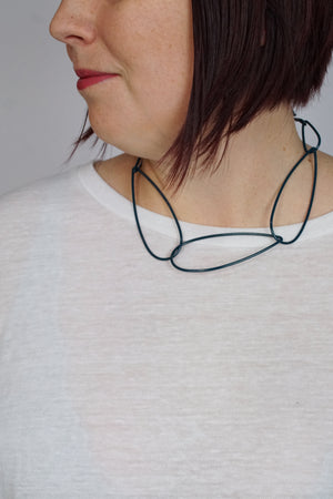 Modular Necklace No. 3 in Deep Ocean