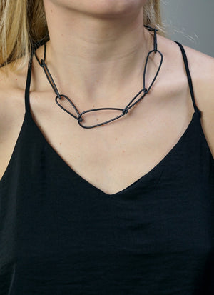 Modular Necklace No. 1 in steel