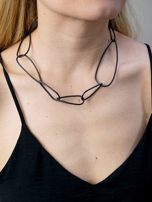 Modular Necklace No. 2 in steel