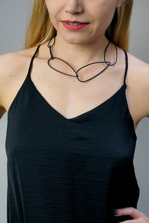 Modular Necklace No. 3 in steel - sample sale