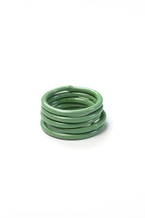 Stacking Ring in Pale Green