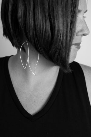 Petale Statement Earrings in Dusty Rose - sample sale