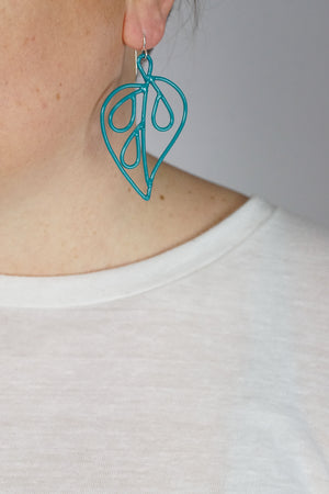 Petite Ada Earrings 1 in Bold Teal