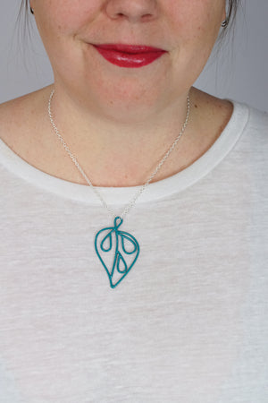 Petite Ada Pendant 1 in Bold Teal