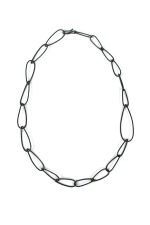 Petite Modular Necklace No. 2 in steel - sample sale