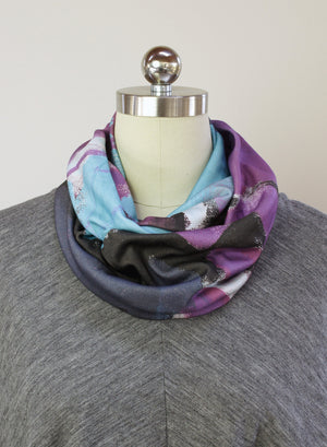 Sibling Rivalry skinny infinity scarf