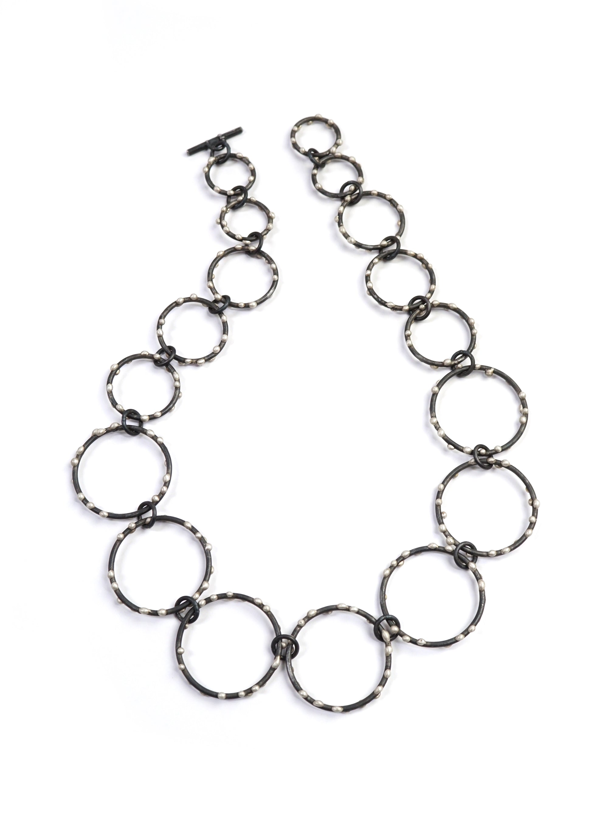 Vivian Necklace - Silver on Steel