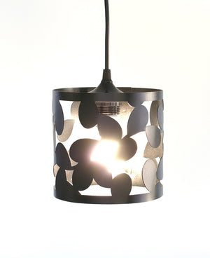 loop leaf small pendant lamp - matte black