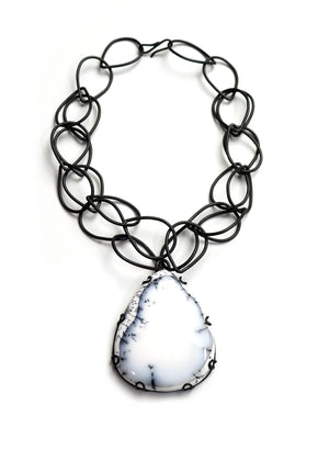 Contra statement necklace