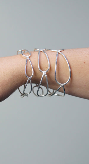 quadrant monument bracelet in silver