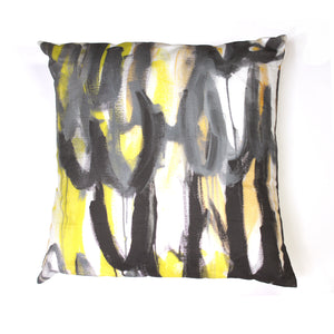 Wings Pillow in yellow