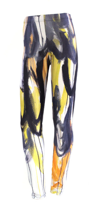 Wings Leggings in yellow